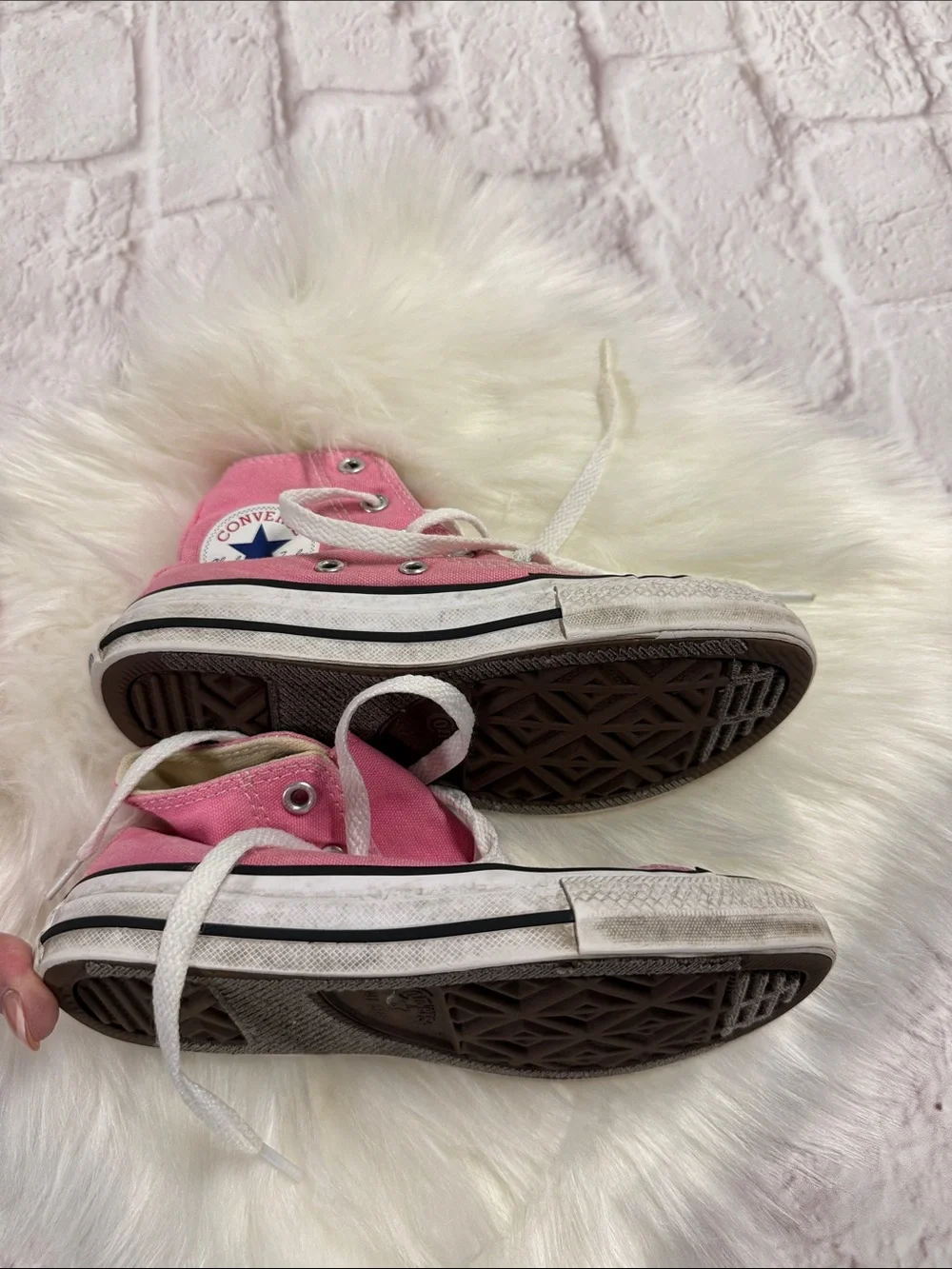 Converse Chuck Taylor Pink High-Top Kids Sneakers